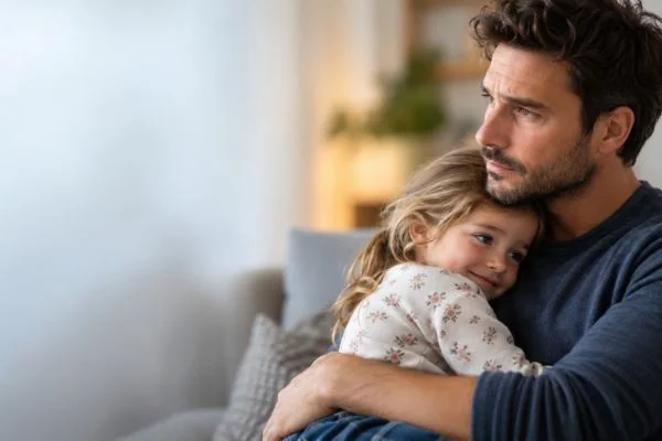 image of man and his child 